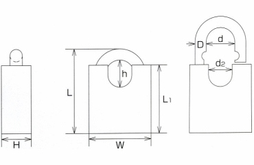 水本機械 ステンレス ウルトラデフキーの寸法図