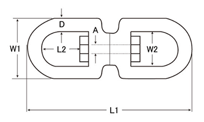 水本機械 ステンレス スイベル (SUS316)の寸法図