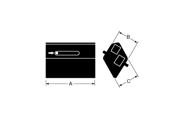 鉄 リーズロック(ワイヤーロープ専用パーツ)(ニッサチェーン)の寸法図