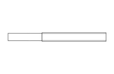 鉄 ターンバックル用 ストレート型ボルトのみ(左ねじ)(インチ・ウイット)(ダイロック品)の商品写真