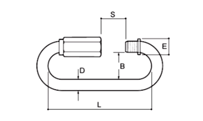 鉄 リングキャッチ (URC)(ふじわら製)の寸法図