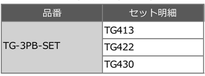 スパイラル コバルトステップドリル (竹ちゃんゴールド)(六角軸6.35)(3本組Bセット/TG-3PB-SET)(ケース無し)の寸法表