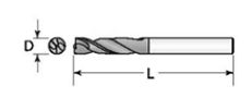 ライト精機 スポットカッター (スポット溶接剥離カッター)の寸法図