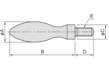イマオ 鋼製握リの寸法図