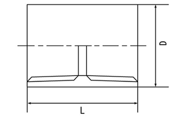 KSG(春日井) ステンレス SUS304 テーパソケットの寸法図