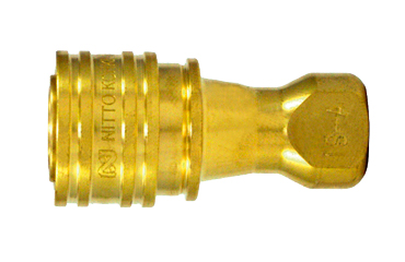 日東工器 SPカプラ TypeA BRASS NBR ソケット (S-A)(おねじ取付用/真鍮製)の商品写真