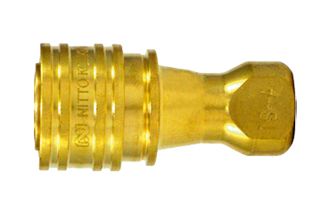 日東工器 SPカプラ TypeA BRASS EPDM ソケット (S-A)(おねじ取付用/真鍮製)の商品写真