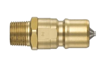 日東工器 SPカプラ TypeA BRASS FKM プラグ (P-M-A)(大流量タイプ)(めねじ取付用/真鍮製)の商品写真