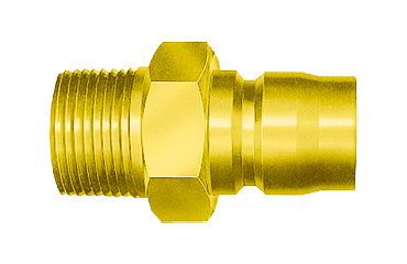 日東工器 TSPカプラ BRASS TPM型 プラグ (めねじ取付用/真鍮製)の商品写真