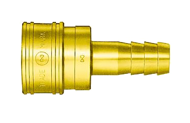 日東工器 TSPカプラ BRASS NBR TSH型 ソケット(ホース取付用/真鍮製)の商品写真