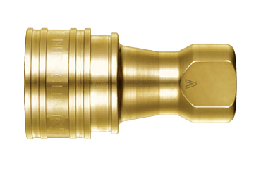 日東工器 SP-VカプラTypeA BRASS (CR) ソケット(おねじ取付用/真鍮製)(●S-V-A)の商品写真