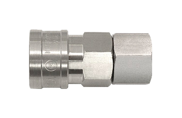 日東工器 ステンレス ハイカプラ ソケット (おねじ取付用)(SF型)(シール材質/FKMふっ素ゴム)の商品写真