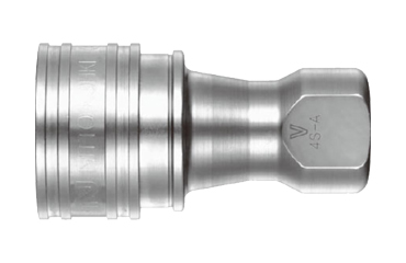 日東工器 SP-VカプラTypeA ステンレス (CR) ソケット(おねじ取付用)(●S-V-A)の商品写真