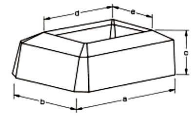 A10735 のぞみ(配管架台用基礎枠(配管架台用基礎枠)の寸法図