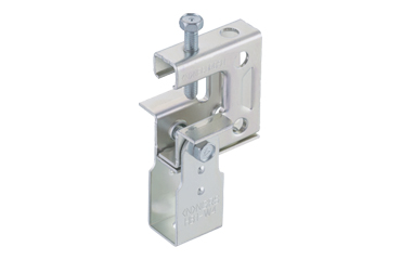 ネグロス 一般形鋼 リップみぞ形鋼用吊りボルト支持金具 (HB1-4W/ フランジ厚3～24)の商品写真