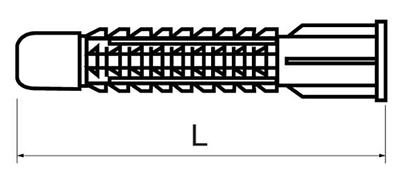 アックスブレーン AX マルチプラグ (ツバ付) MZK(ALC用)(パック入)の寸法図