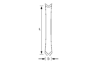 HPアンカー (撹拌タイプ)(フイルムチューブ入り)の寸法図