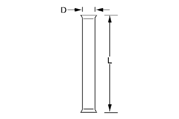 デンカクイックカプセル Dタイプ(撹拌タイプ)の寸法図