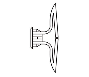 トメラー(TM-A (樹脂製)(サンコーテクノ)の寸法図
