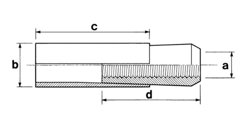鉄 ホーク・ウェストンアンカー(WA)(本体打込み式)(KFC製)の寸法図