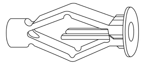 中空プラグ (樹脂製)(NA・徳用小箱入)(ユニカ製)の寸法図