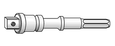樹脂アンカー打込み用 アタッチメント(ハンマードリル用)の寸法図