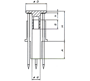 三門 スライダートCSD (軽天〜重設備)の寸法図