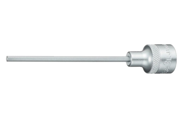 TONE ソケットレンチ用ロングヘキサゴンソケット(六角穴付きねじ用)(3H-L)(差込口 9.5mm・3/8)の商品写真