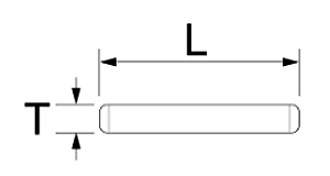 トップ工業 インパクトレンチ用ピン (OP-●-5P)の寸法図