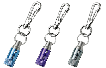 トップ工業 携帯用ワンタッチ式ソケットホルダー(六角軸 6.35用)(ナスカン付)(EWH-3色)の寸法表