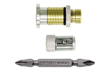 サンフラッグ (新亀製作所) ピタットくん(ビスの落下防止・電動工具用補助3点セット)の商品写真