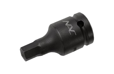 NAC(長堀工業) ヘキサゴンソケット ショートタイプ(六角穴付きボルト用)(差込角 9.5mm・3/8)の商品写真