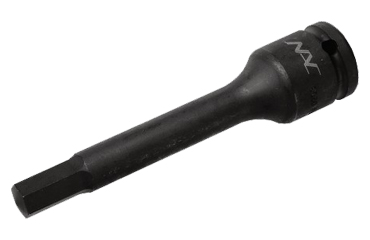 NAC(長堀工業) ヘキサゴンソケット ロングタイプ(六角穴付きボルト用)(差込角 9.5mm・3/8)の商品写真