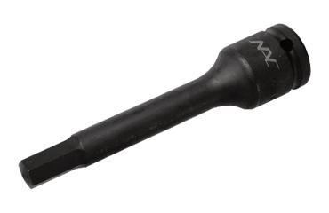 NAC(長堀工業) ヘキサゴンソケット ロングタイプ(六角穴付きボルト用)(差込角 12.7mm・1/2)の商品写真