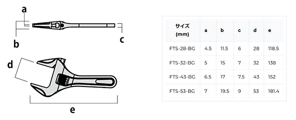 フジ矢 ライトショートモンキー 黒金 (ギザ無し)(FTS-BG)の寸法図