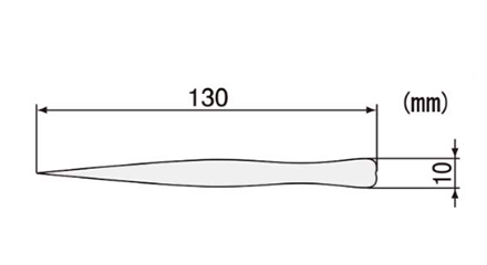 エンジニア ステンレスピンセット(多用途タイプ) PT-09の寸法図