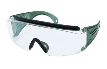 ヤマモト 一眼形オーバーグラスタイプ保護めがね PET NO.331 (フレームカラー：スモーク)の商品写真
