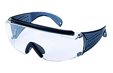 ヤマモト 一眼形オーバーグラスタイプ保護めがね PET-AF NO.331 (フレームカラー：スモーク)の商品写真