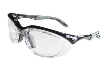 ヤマモト 二眼形保護めがね YS-390 (フレームカラー：ブラック)の商品写真