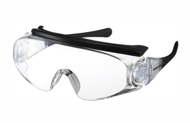 ヤマモト 一眼形オーバーグラスタイプ保護めがね SN-760 (フレームカラー：ブラック)の商品写真