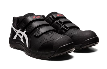 アシックス安全靴 ウィンジョブ CP112 (001 ブラックxホワイト)の商品写真