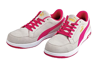 プーマ(PUMA) 安全靴 ヘリテイジ エアツイスト2.0 (グレーピンク ロー)の商品写真