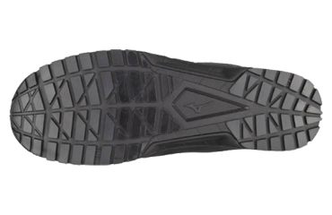 ミズノ 安全靴 F1GA180309 ブラック x シルバーの寸法表