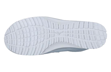 ミズノ 安全靴 F1GA190201 ホワイト x グレーの寸法表