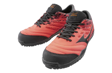 ミズノ 安全靴 F1GA190054 オレンジ x ブラックの商品写真