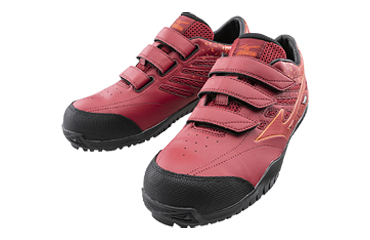 ミズノ 安全靴 F1GA190163 エンジ x レッドの商品写真