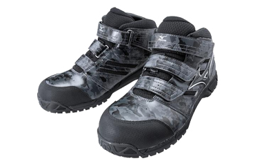 ミズノ 安全靴 C1GA180209 ダークグレー x ブラックの商品写真