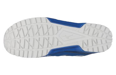 ミズノ 安全靴 F1GA190327 ブルー x ホワイト x ブルーの寸法表
