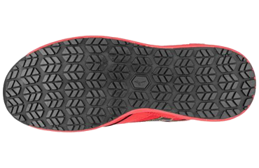 ミズノ 安全靴 F1GA220062(オールマイティ軽量ミッドカット)(レッドブラック)の寸法表