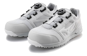 ミズノ 安全靴 F1GA220205 オールマイティBOA(グレー/ホワイト)の商品写真